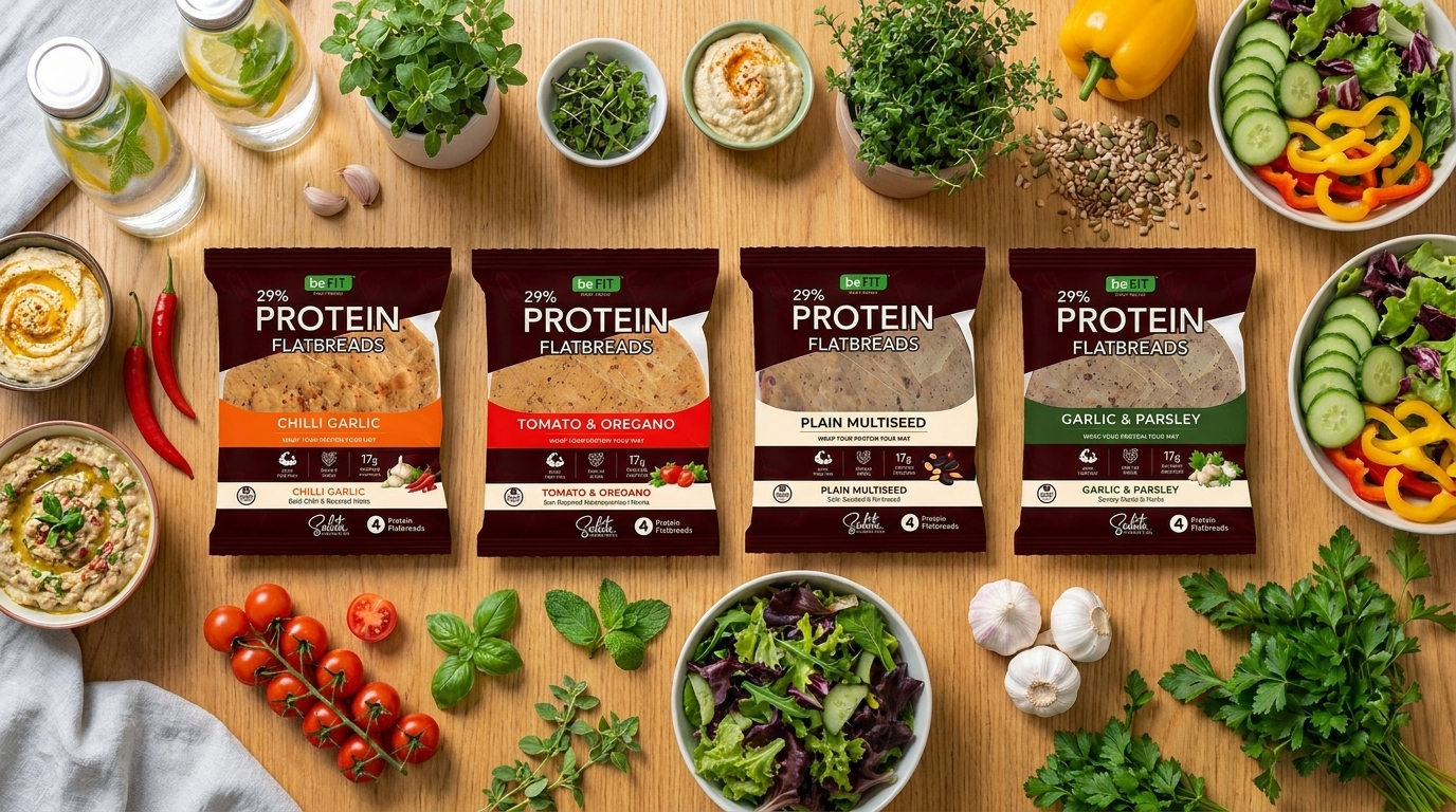 Befit Protein Flatbread — a new category, validated fast