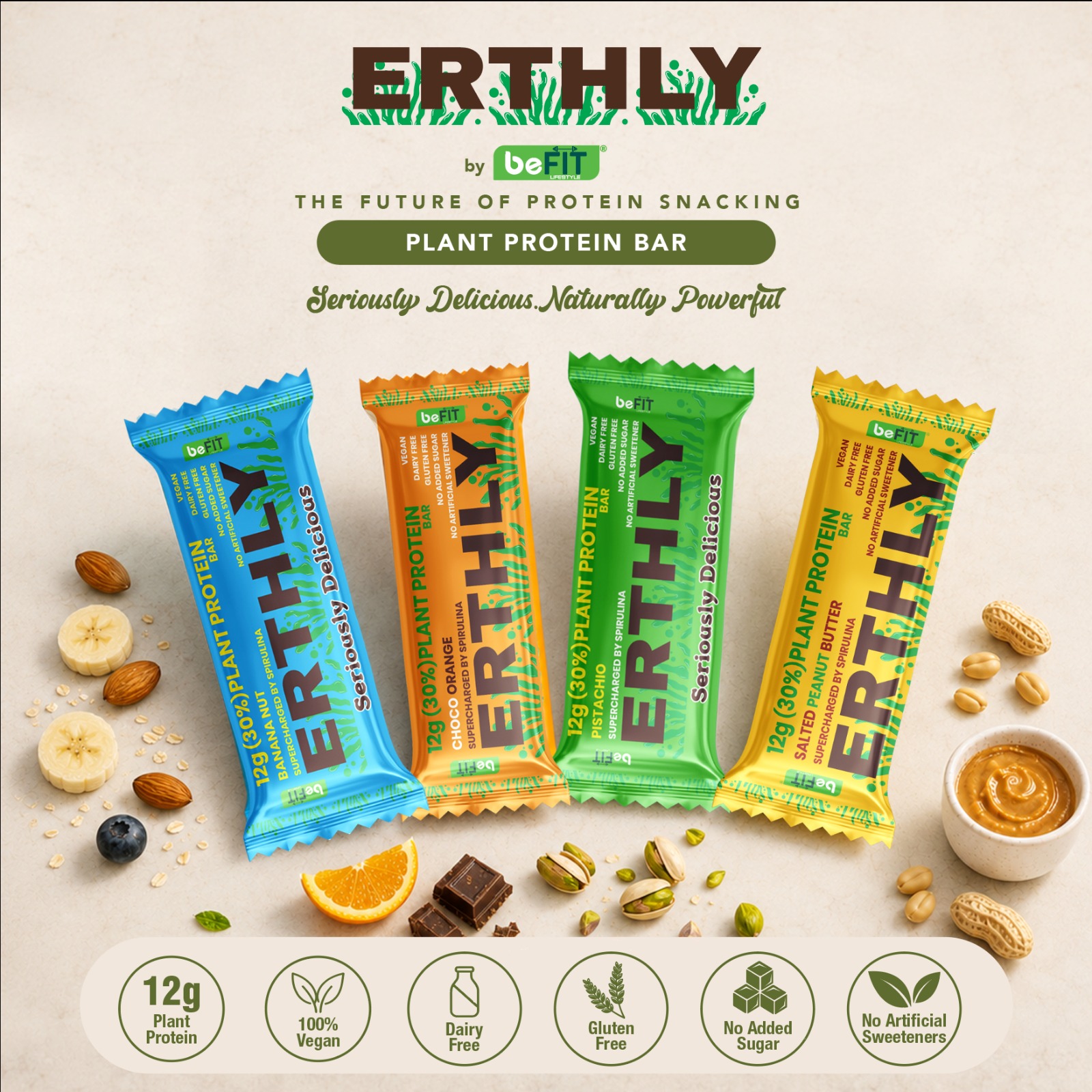 Gluten-Free & Dairy-Free Protein Bars in the UAE — ERTHLY