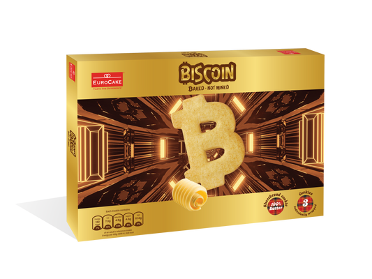 Biscoin Shortbread Cookie 100% Butter 3pc/box - 75gm