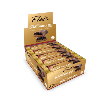 Ajwa Dates Dubai Chocolate Cake Bar (55g-12pcs per Box)