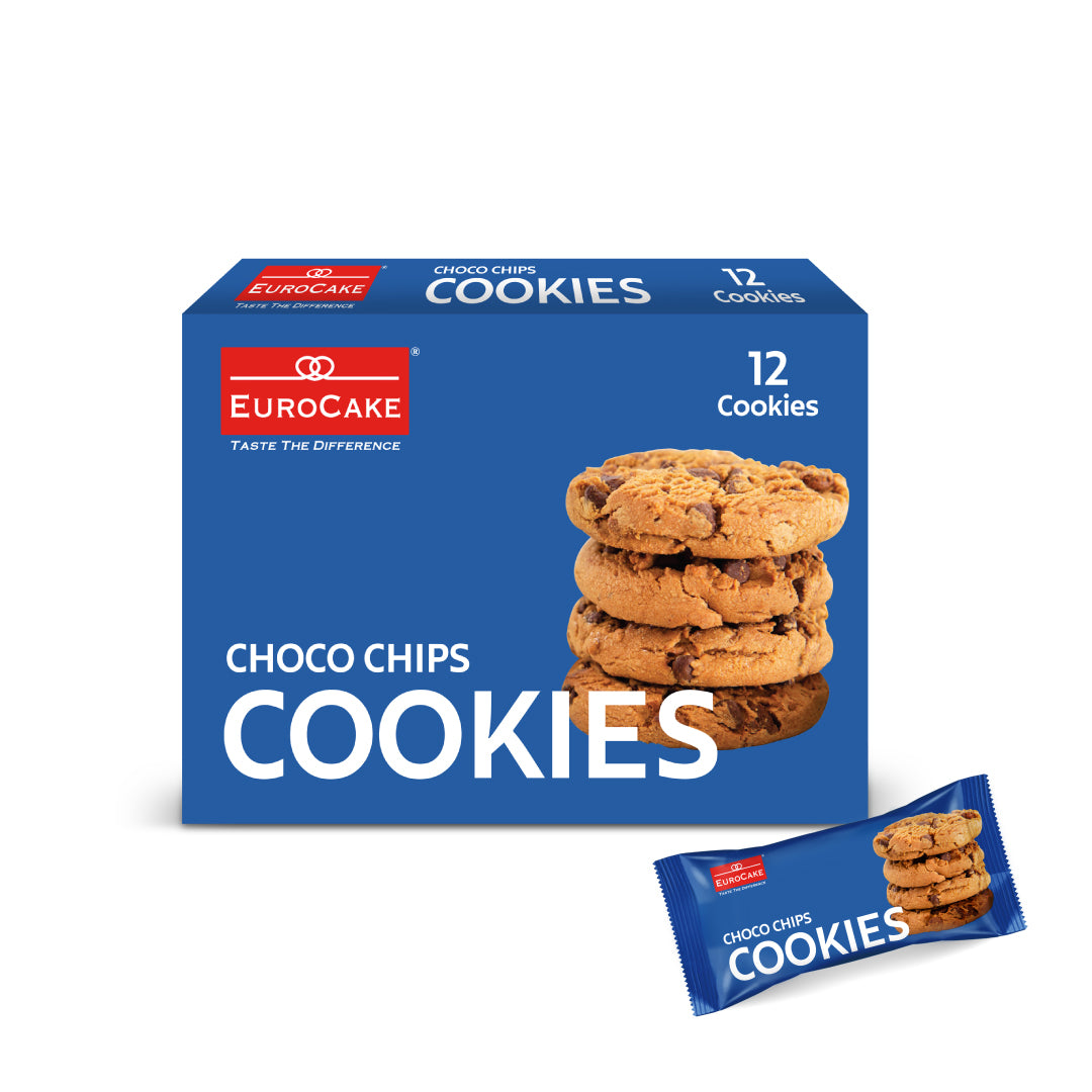 Eurocake Chocolate Chip Cookie (12 Pcs per Box)