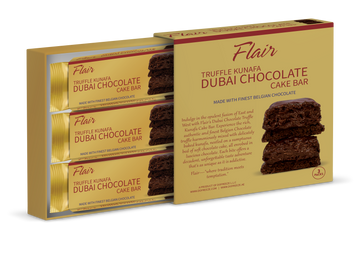 Truffle Kunafa Dubai Chocolate Cake Bar (3pcs per Box)