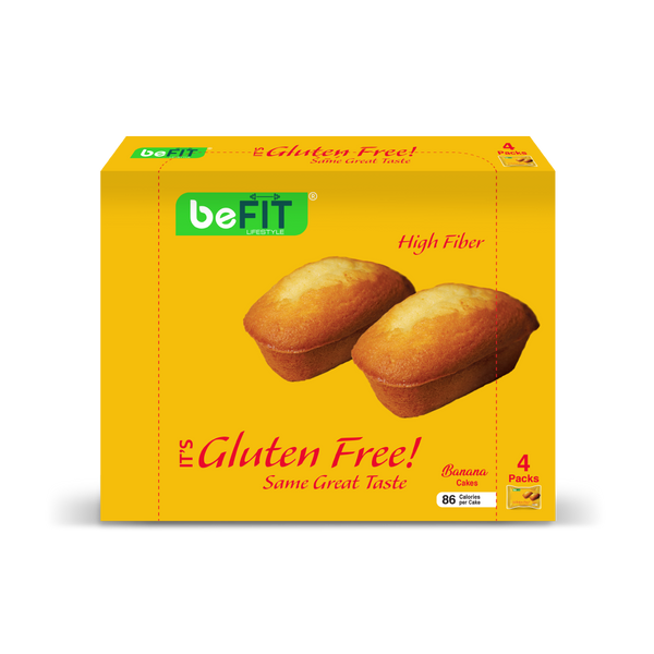 Gluten Free Cake Banana 4pcs/box