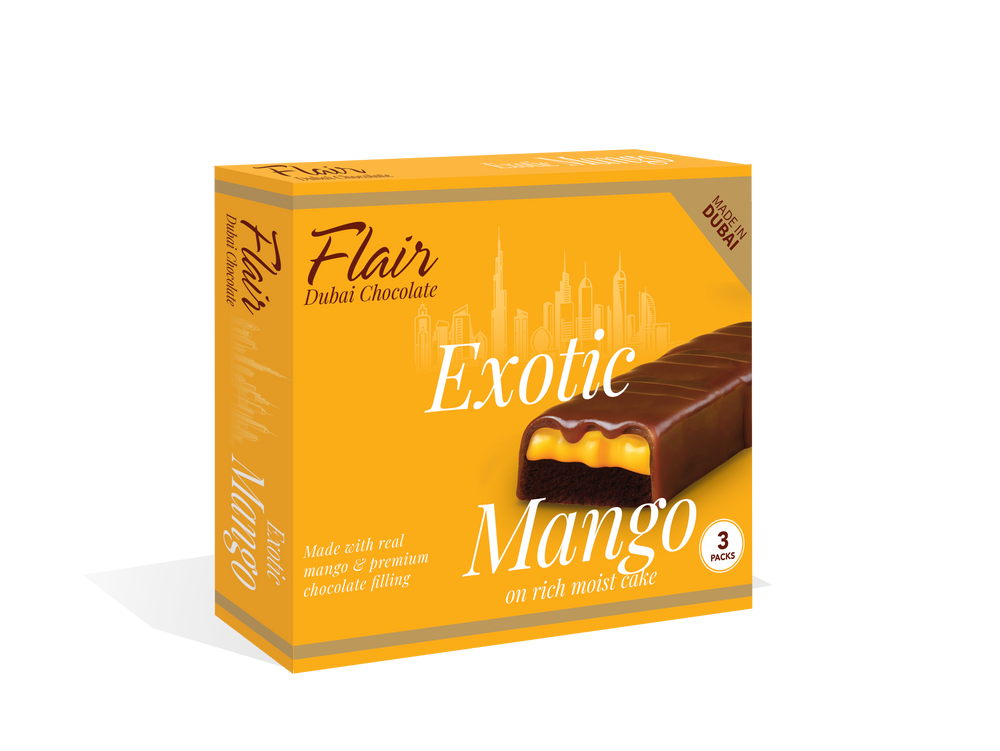 Flair Cake Bar Mango 24g (Box of 3)