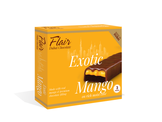 Flair Cake Bar Mango 24g (Box of 3)