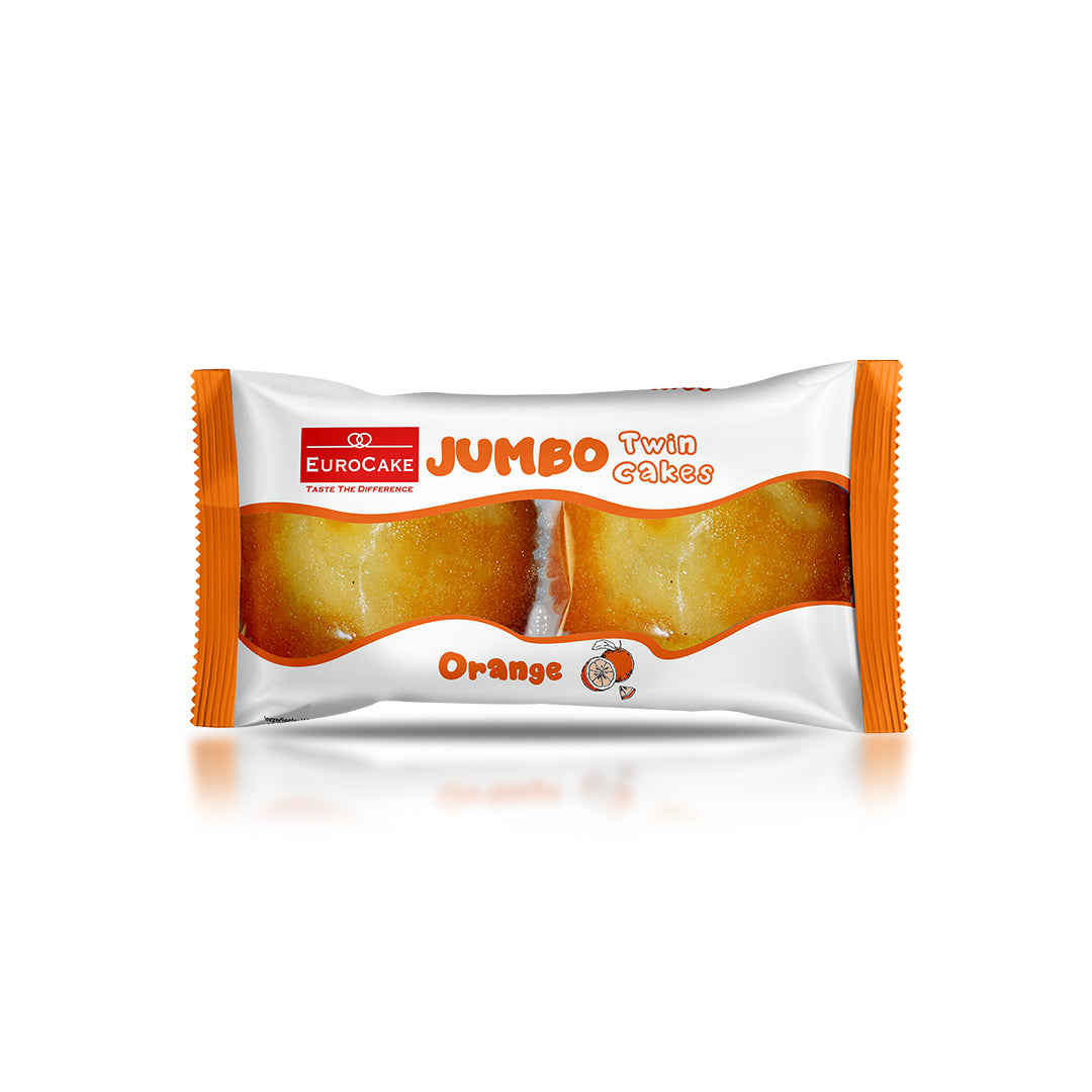 Eurocake Jumbo Twin Cake Orange 24pc Tray